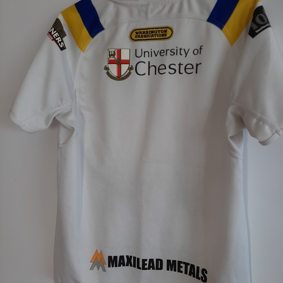 Warrington wolves Large Rugby League Replica top - Picture 7 of 9